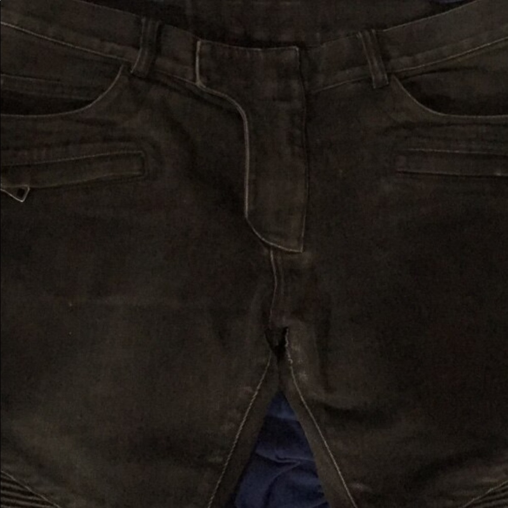 Balmain biker denims